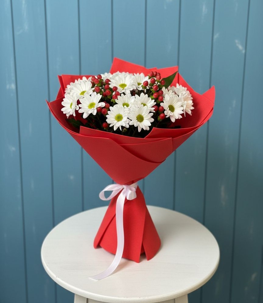 Букет цветов из: Хризантемы в Тайтурке