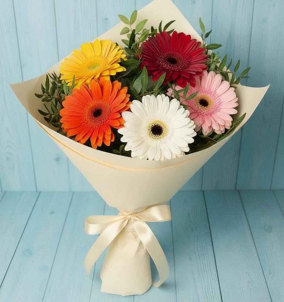 Букет цветов из: Герберы в Тайтурке