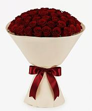 Букет 101 Бордовая роза Блэк Бакарра в Тайтурке