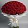 Букет 101 Красная роза Блэк Мэджик в Тайтурке