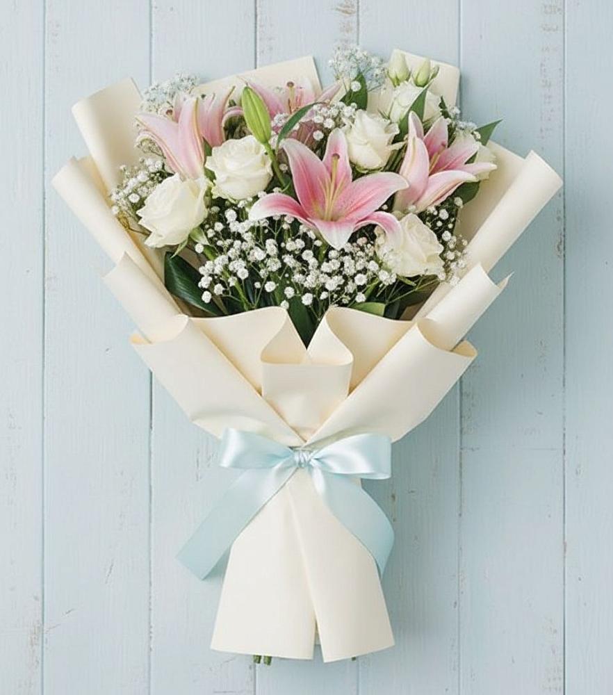 Букет цветов из: Лилии в Тайтурке