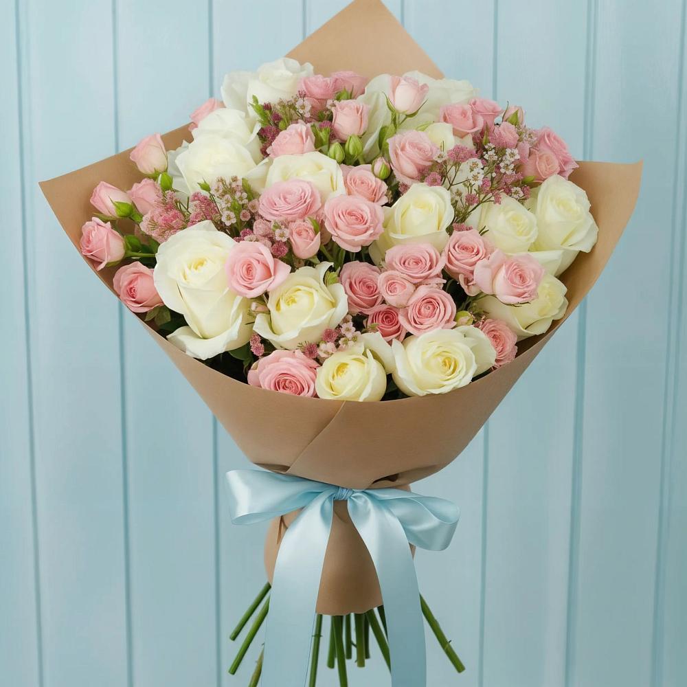 Букет цветов из: Розы в Тайтурке