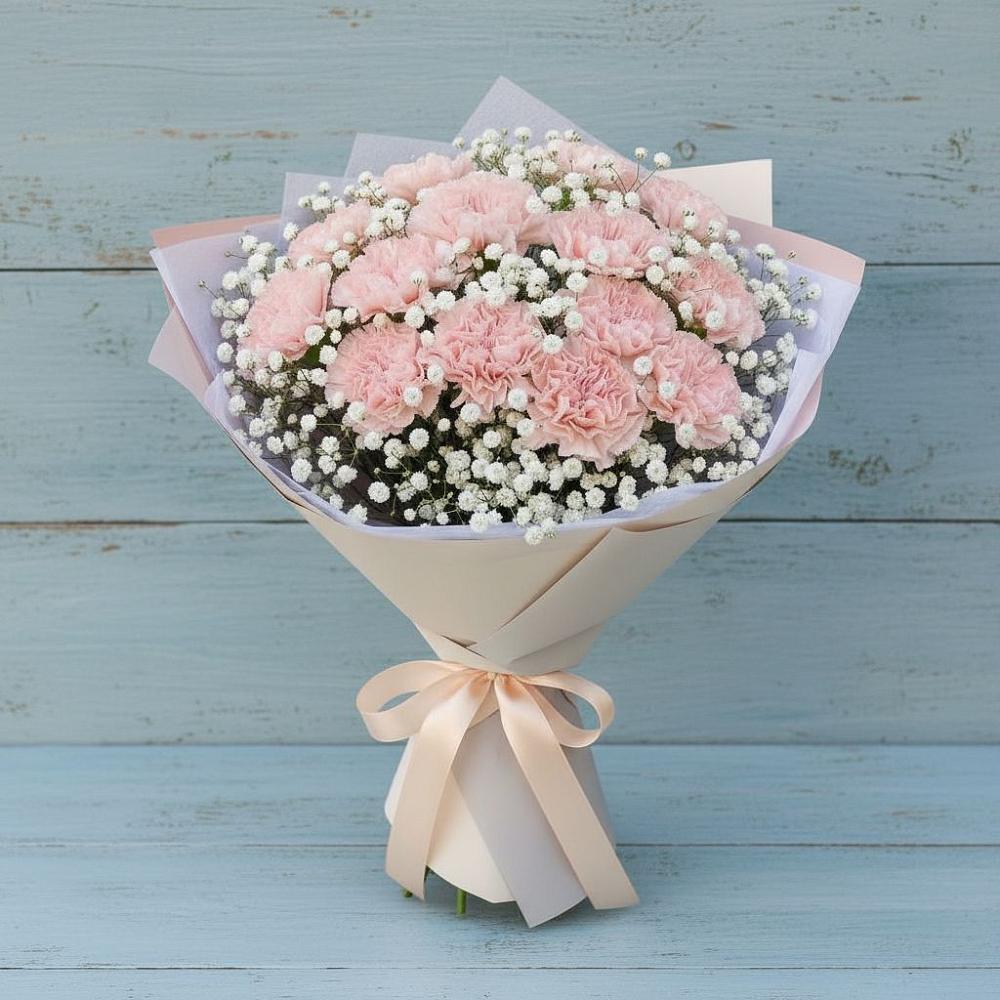 Букет цветов из: Гвоздики в Тайтурке