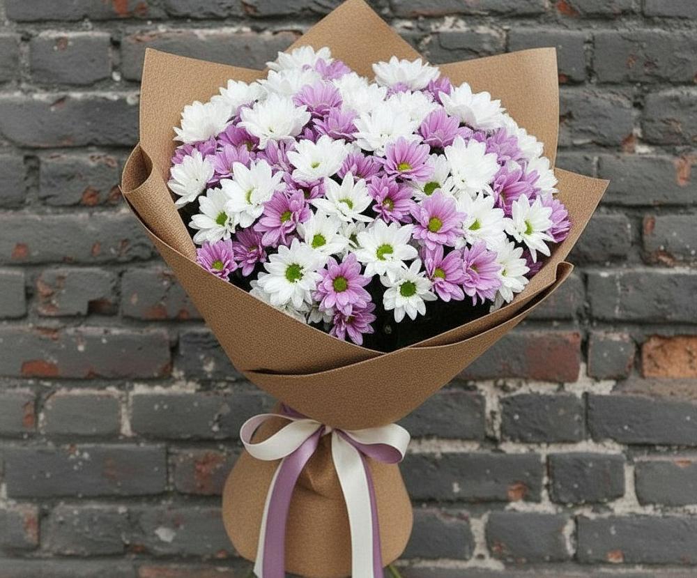 Букет цветов из: Хризантемы в Тайтурке