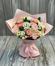 Букет цветов из:  Гвоздики, Розы и Хризантемы в Тайтурке