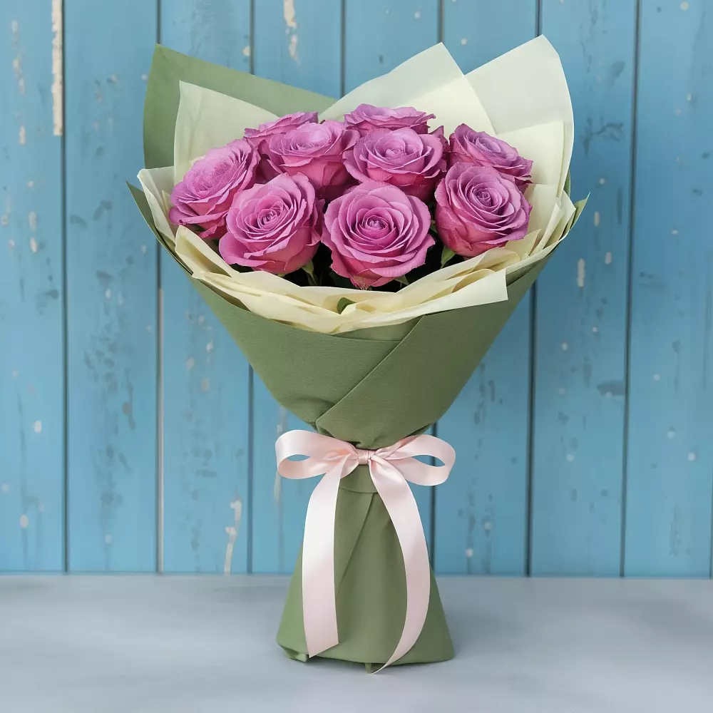 Букет Розы Фёрст Леди в Тайтурке