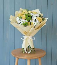 Букет цветов из:  Хризантемы и Розы в Тайтурке