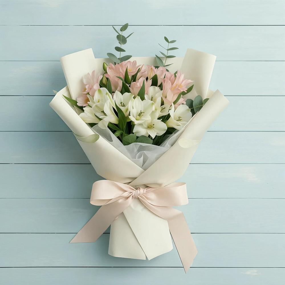 Букет цветов из: Альстромерии в Тайтурке