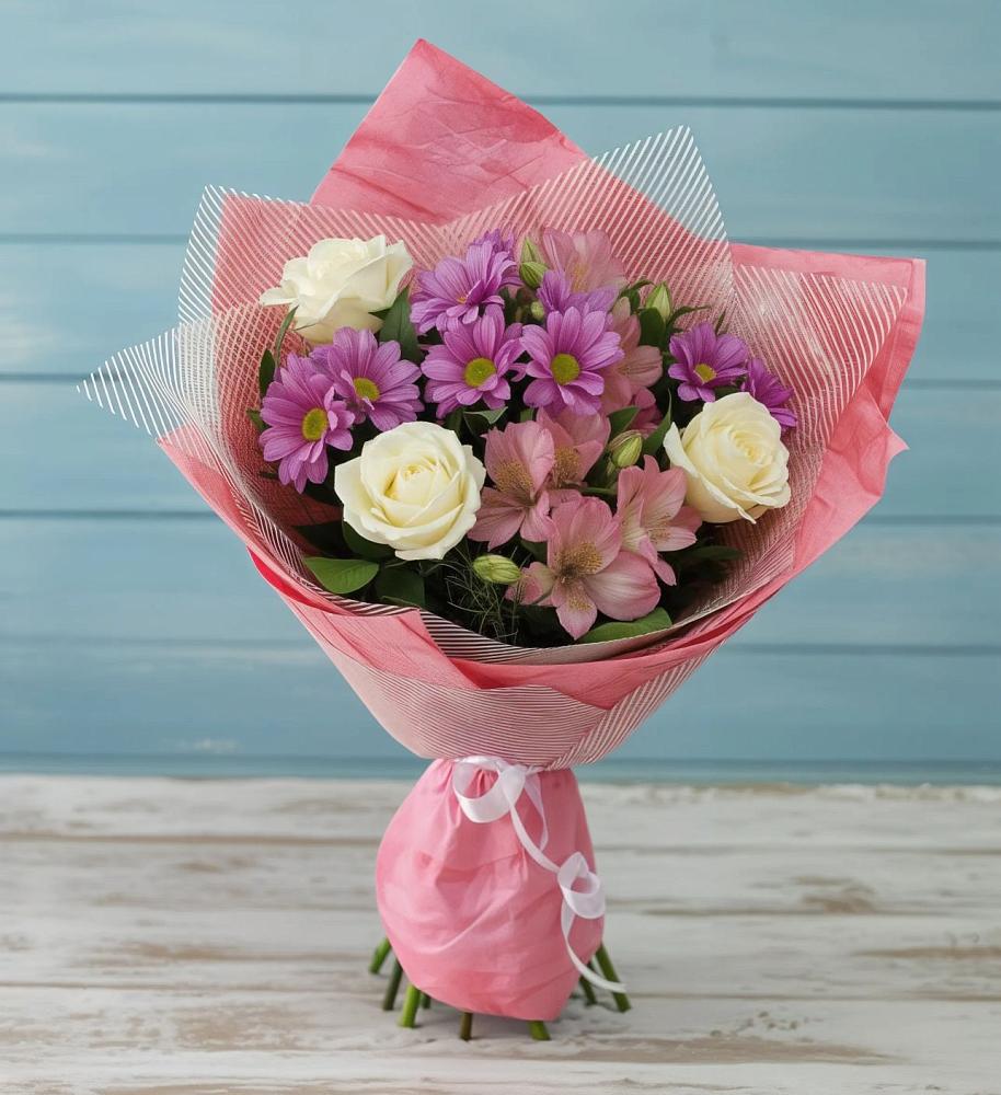 Букет цветов из: Герберы в Тайтурке