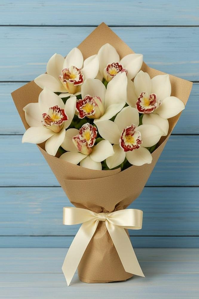 Букет цветов из: Орхидеи и Розы в Тайтурке