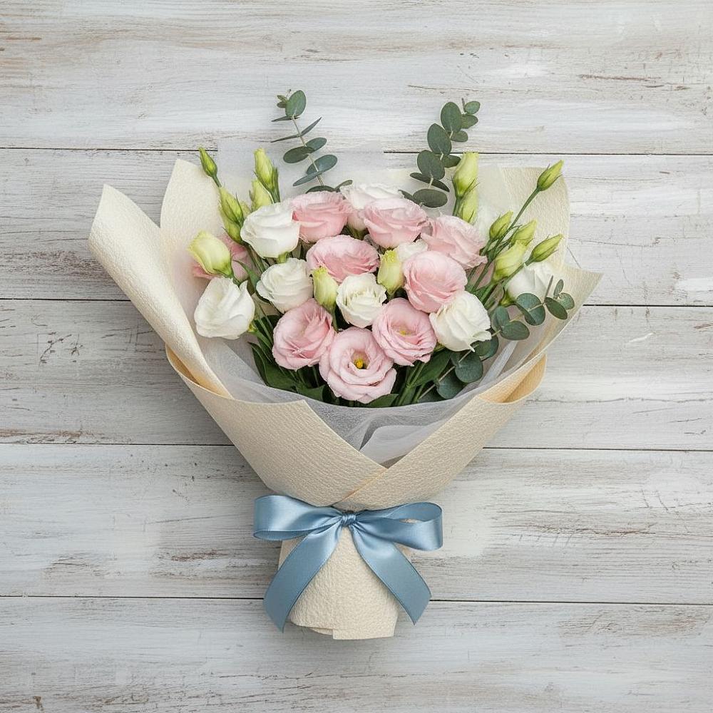 Букет цветов из: Лизиантусы в Тайтурке